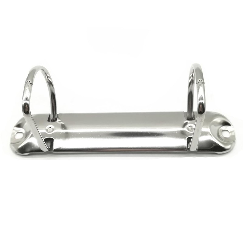 Pack of 5 2 Ring Binder Mechanism, D-shaped Metal Clip,