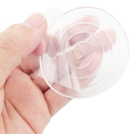 ITROLLE 4pcs Table and Chair Shockproof and Anti-Slip Self-Adhesive Furniture Pads Round 60mm Transparent Foot Pads Household Stool Table Legs Protective Pads Silent Wear-Resistant Silicone Stickers