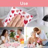 60 Pack Valentine's Day Napkins Paper, Pink Heart Napkins, 6.5