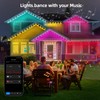 TOHETO Permanent Outdoor Lights Pro, 150ft with 108 RGB LED