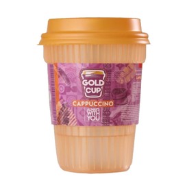 Gold Cup Instant Cappuccino, Rich Creamy Indulgence (6 Cup Cappuccino Pack)