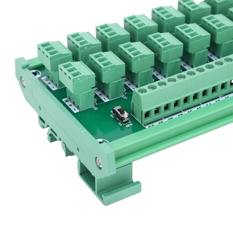 Terminal Block 3Wire 20Channel Capture Card DIN Rail Switch Control