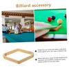 Mikinona 2pcs Billiard Ball Rack Solid Hardwood Pool Table Ball