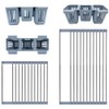 Expandable Roll Up Dish Drying Rack Over The Sink Dish