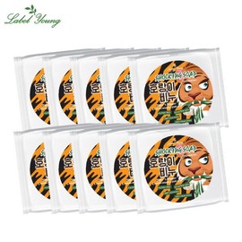 Label Young Quick-Drying + Skin Soothing + Waste Removal Tiger Soap 10ea / 라벨영 속건조+피부진정+노폐물제거 호랑이비누 10개