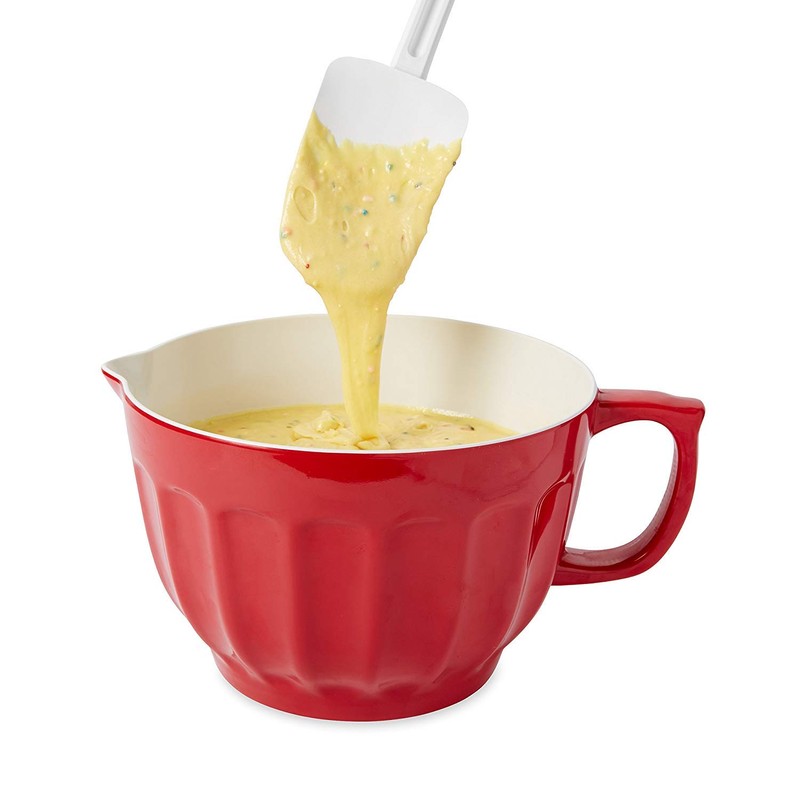 Rubbermaid Commercial Spoon-Shaped Spatula, 13 1/2 in, White - Includes