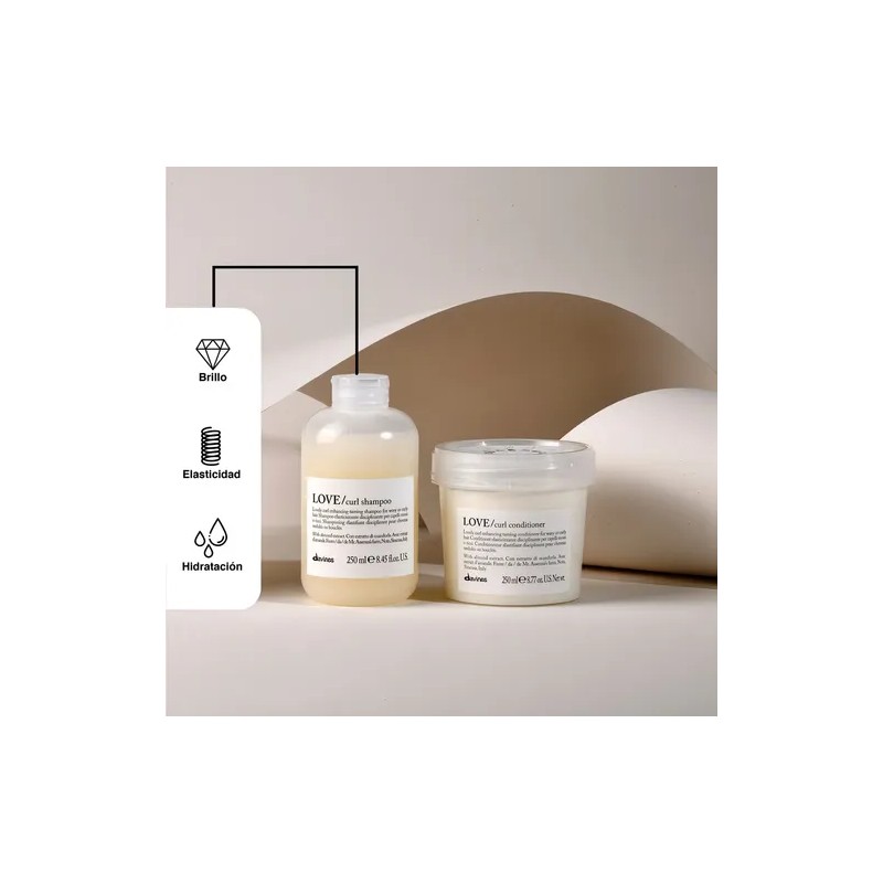 Shampoo Love Curl Suavidad Y Definicion Rizos 250 Ml Davines