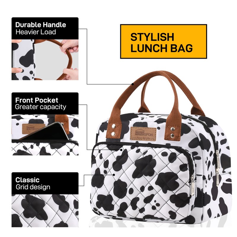 HOMESPON Insulated Lunch Bag for Women Men Work Adult Cooler