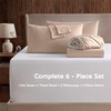 Nestl Extra Deep Full Sheet Set - 6 Piece Breathable