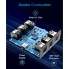 BlueRigger 1x3 Toslink Digital Fiber Optic Audio Splitter 1 Male