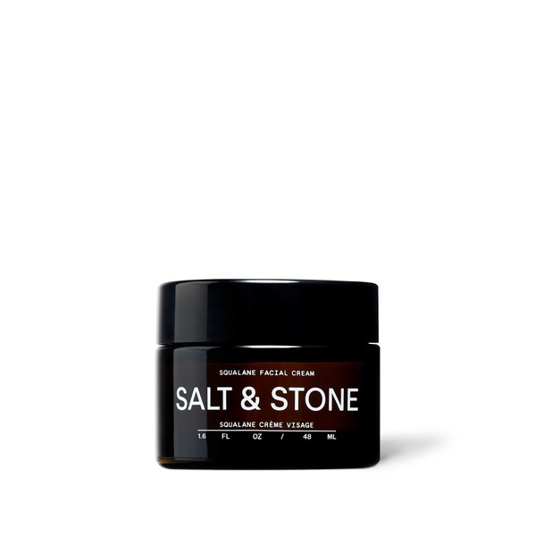 Salt & Stone - Squalane Facial Cream - 1.6 fl oz - Lightweight, Hydrating, Moisturizer, Oil-Free, Natural, Plant-based Squalane, Hyaluronic Acid, Algae Extract, Cruelty Free, Vegan, Made In USA