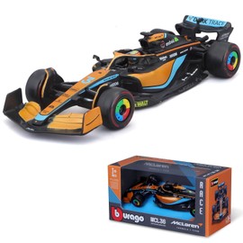 Bburago 1/43 Scale Formula 1 McLaren F1 MCL36#3 Daniel Ricciardo and #4 Lando Norris Alloy Car Die Cast Model Collection Gift (#4 Lando Norris)