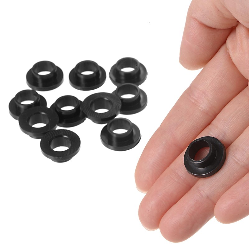 Kozelo 12pcs Nylon Flange Bushings [8.2mm Bore x 10mm OD