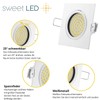 Sweet Led - LED recessed spotlight 230 V dimmable flat