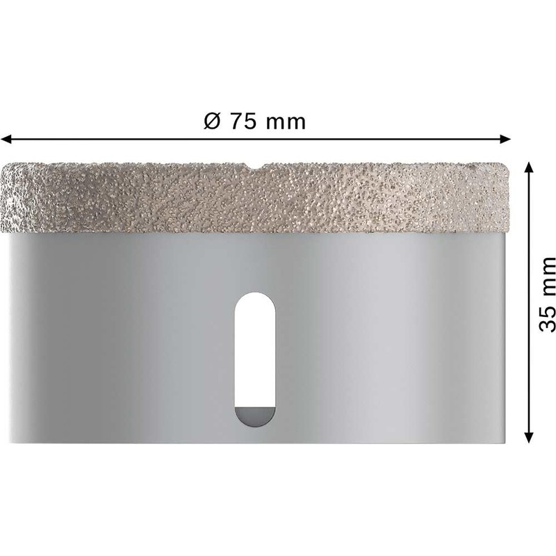 Bosch 1x PRO Multi Material Dry Diamond Core Cutters for