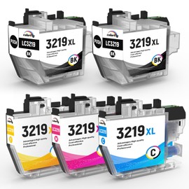 LC3219XL LC3219 Cartridges Compatible with Brother LC3219XL LC3217 LC3219 Printer Cartridges for Brother MFC-J5330DW MFC-J5730DW MFC-J5335DW MFC-J6930DW MFC-J6530DW MFC-J5930DW MFC-J6935DW (Pack of 5)