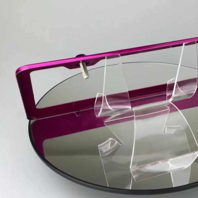 MotorVehicleParts Hot Pink Stainless Steel License Plate Frame w/ Aluminum
