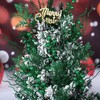 Craftsatin 75 Pcs Christmas Glitter Branches 3 Styles Artificial Christmas