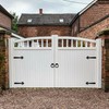 Decorative Barn Door Bracket 8 in Dummy Gate Hinge Garage