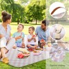 Nuanchu Checkered Picnic Blanket Extra Large Outdoor Blanket Sandproof 80"x80"