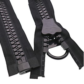 80cm #20 Giant Plastic Separating Zippers for Sewing Tents, Coats, Canvas, DIY, Crafts, Outdoor Covers, Heavy Duty Large Resin Vislon Zippers (Black) YIGUANXIN