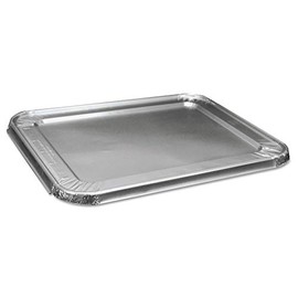 Boardwalk BWKLIDSTEAMHF Half Size Steam Table Pan Lid For Deep Pans, Aluminum (100/Case)