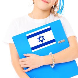 Flag of Israel Sticker Decal Notebook Car Laptop 5.5"x4" (Color)