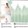 iMucci Bathroom Accessories Green Bathroom Sets with Shower Curtain, Green
