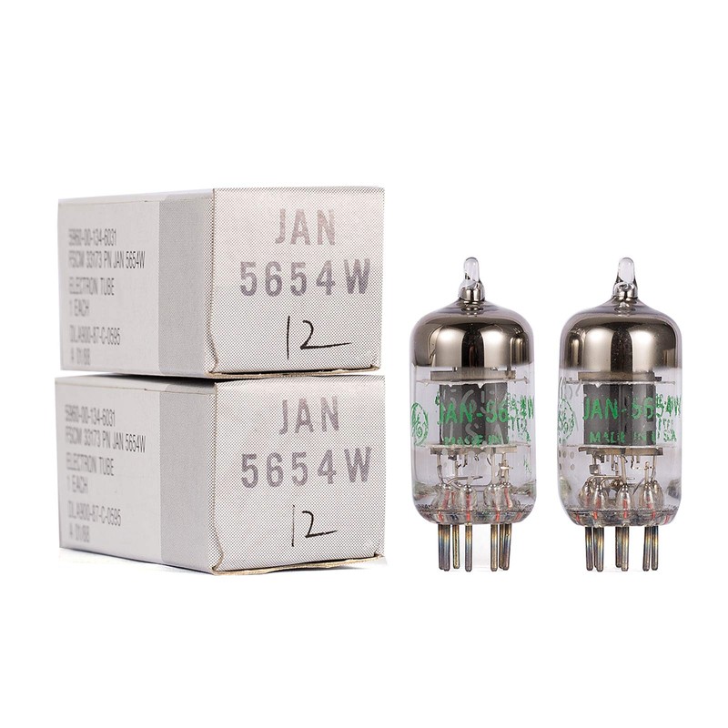 Nobsound USA Matched Pair 7 Pin GE JAN 5654W Vacuum