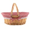 MUKCHAP 2 Pack 32 x 23 x 12cm Wicker Picnic