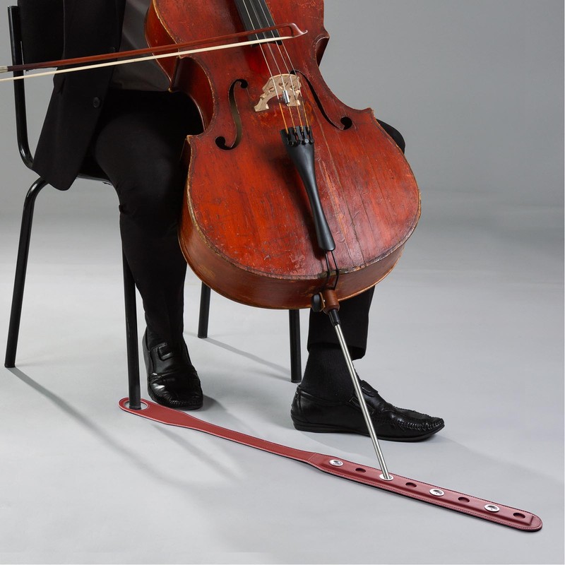 Cello End Pin Holder Strap Leather Cello Endpin Anchor Non