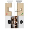 goldenwarm Matte Black Pocket Door Lock, Privacy Round Pocket Door