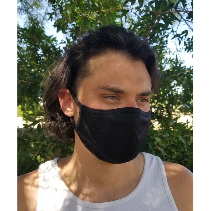 Unbranded Face Mask Black Standard Washable & Protective Masks