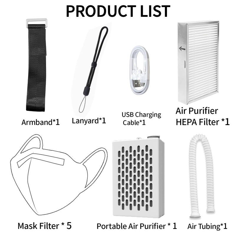 Rsenr Electric Maskes with Fan,Fresh Air System,Breathe easily