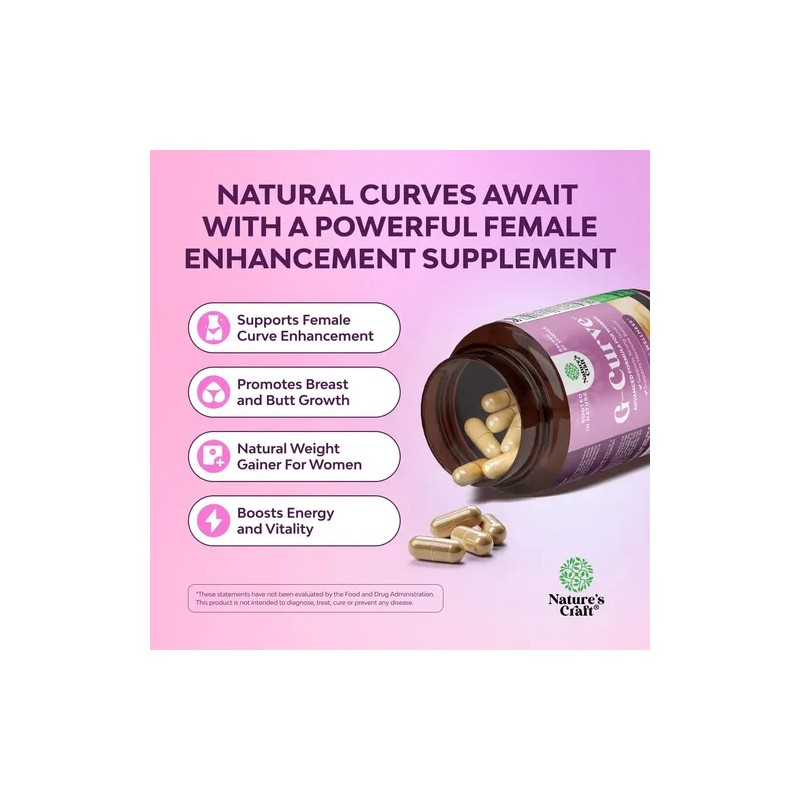 Natures Craft G-curve Píldoras Realzadoras Para Mujeres 120