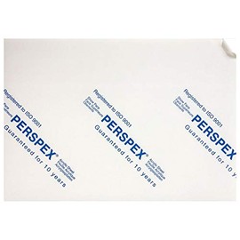 Displaypro A4 Size Clear Acrylic Perspex Sheet/Panel 297mm x 210mm in 2mm 3mm 4mm 5mm 6mm 8mm 10mm (6mm Thick)