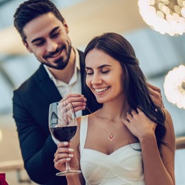 Iefil Jewelry Gifts for Women, November Birthstone Jewelry for Women Anniversary Valentines Day Gifts for Her Mothers Day Birthday Gifts for Mom Wife Daughter Yellow Citrine Necklace