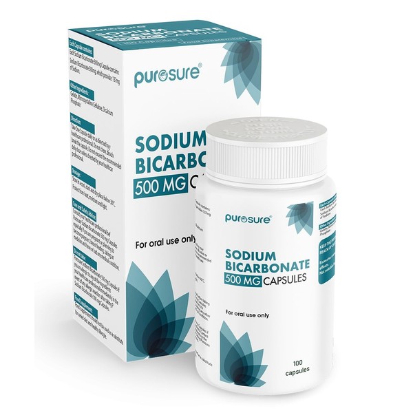 PuroSure Purosure Sodium Bicarbonate 500mg Capsules - Pack of 100