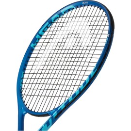 Head Metallix Attitude Elite Blue Tennis Racket - Pre-Strung Adult Tennis Racquet Lightweight - Midplus Headsize for Blend of Power and Control