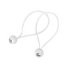 QWORK® 100 pcs Bungee Cord with Balls, 6 inch, White