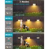 Solar Lights Outdoor 1 Pack, 140LED/3 Modes Motion Sensor Lights
