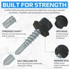 4.8 mm x 25 mm Roofing Screws, Hex Head Self-drilling