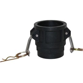 Polypropylene Female Camlock x Female NPT Threaded Type D Fitting (1 1/4")