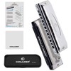 CONJURER Chromatic Harmonica Valveless for Adult Beginners Professionals - 12