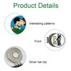 iuiiaii 4 Pcs Golf Markers for Putting Green set, Golf