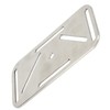 Diving Stainless Steel Weight Belt Keeper Buckle Adjustable Weight Webbing