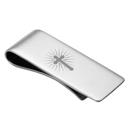 Ashton and Finch Religious Cross Money Clip for Men and Women Novelty Christian Gifts and Presents