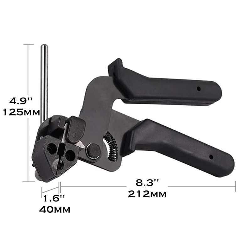 Stainless Steel Cable Tie Gun KangTeer Heavy Duty Carbon Steel