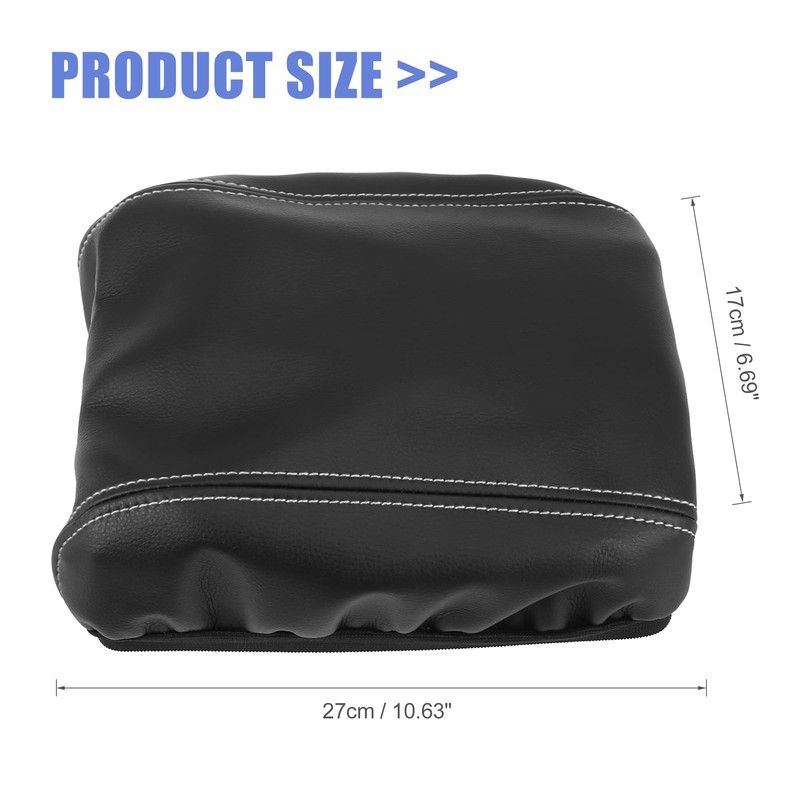 X AUTOHAUX Car Center Console Lid Armrest Seat Box Cover