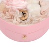Heart Shaped Jewelry Box Wedding Preserved Flower Necklace Ring Storage